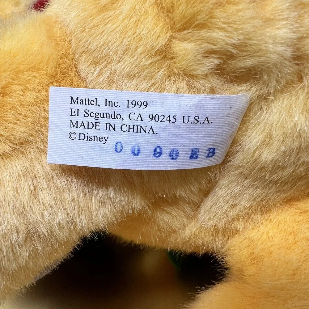 Winnie The Pooh & Friends Easter Bunny Plush Stuffed Animal Toy 1999‎ Mattel 9